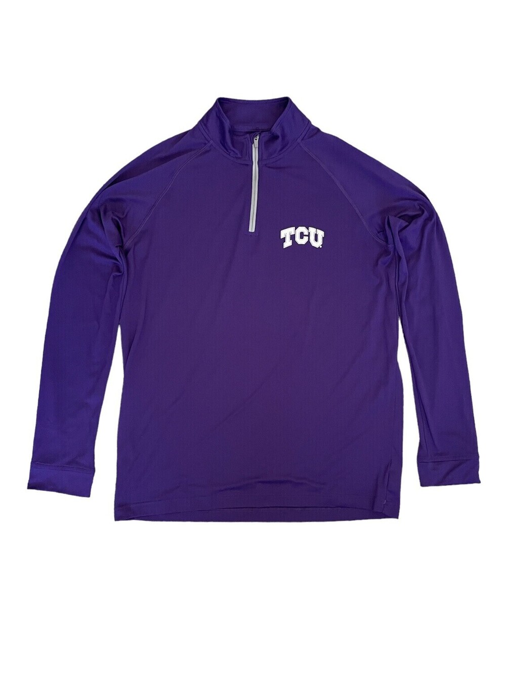 TCU Under Armour Purple Long Sleeve 1/4 Zip Pullover Jacket Men’s Size Medium